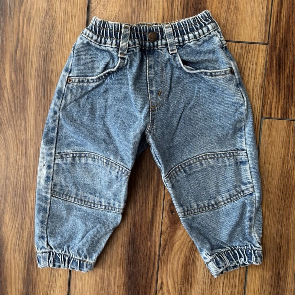 VINTAGE RARE Little Levis 90s orange tab Denim Jeans Sz 2T Toddler